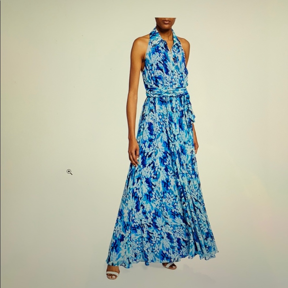 Badgley Mischka shirt halter neck